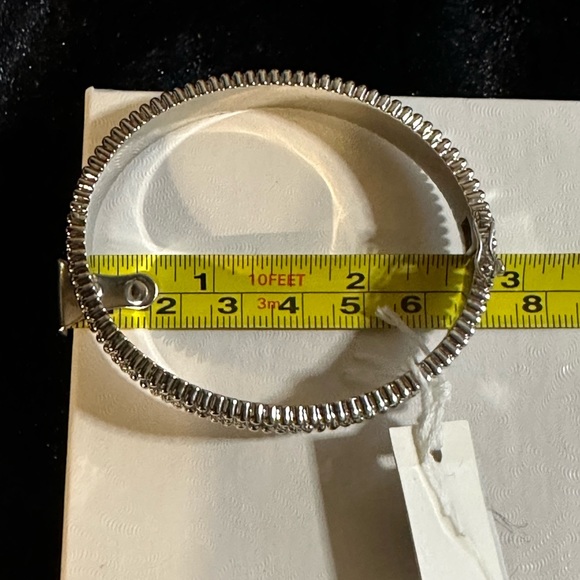 Clover Bracelet CZ and Stainless Steel NWT - Picture 8 of 12